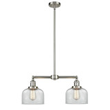 Bell 100W 2 LED Stem Hung Adjustable Island 10X21 Inch Wide by Innovations - 209-G7-LED