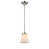 Cone 1 Light Stem Hung Mini Pendant 7.38 and 6.25 Inch Wide by Innovations - 284-1S-G6