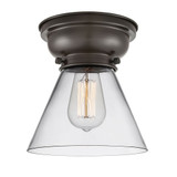 Cone 100W 1 LED Flush Mount 8.25 Inch Tall X 7.75 Inch Wide by Innovations - 623-1F-G4-LED