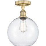 Athens 1 Light Semi Flush Mount 14.25 Inch and 10 Inch Wide by Innovations - 616-1F-G12-10