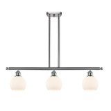 Athens 3 Light Stem Hung Island 8.38 Inch and 36 Inch Wide by Innovations - 516-3I-G12-6