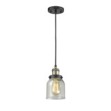 Bell 1 Light Cord hung Mini Pendant 8.88 Inch X 5 Inch Wide by Innovations - 201C-G5