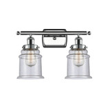Canton 2 Light Bath Vanity 11.13 Inch Tall and 16 Inch Wide by Innovations - 916-2W-G18