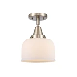 Bell 100W 1 LED Semi Flush Mount 10.38 Inch and 8 Inch Wide by Innovations - 447-1C-G7-LED