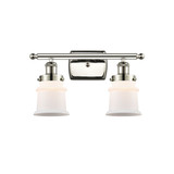 Canton 2 Light Bath Vanity 9.5 Inch Tall and 15.25 Inch Wide by Innovations - 916-2W-G18S