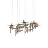 Wallsgreen Road 7 Light Seeded Glass Large Linear Pendant by BSH - 91-BEL-1275355