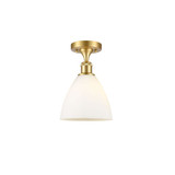 Bristol 1 Light Glass Semi Flush Mount 10.75 X 7.5 Inch Wide by Innovations - 516-1C-GBD-75