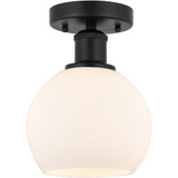 Athens 1 Light Semi Flush Mount 9.88 Inch and 5.88 Inch Wide by Innovations - 616-1F-G12-6