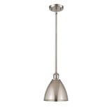 Bristol 100W 1 LED Pendant 9.5 Inch Tall and 7.5 Inch Wide by Innovations - 516-1S-MBD-75-LED