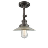 Halophane 1 Light Adjustable Semi Flush Mount 10.75 X 9 Inch by Innovations - 201F-G1