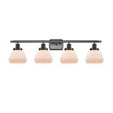 Fulton 4 Light Bath Vanity 9.5 Inch Tall and 37 Inch Wide by Innovations - 916-4W-G17