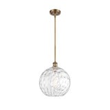 Athens Water Glass 100W 1 LED Mini Pendant 13.5X12 Inch Wide by Innovations - 516-1S-G1215-12-LED