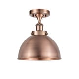 Derby 1 Light Semi Flush Mount 12 Inch Tall and 10 Inch Wide by Innovations - 916-1C-MFD-10