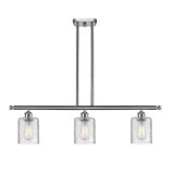 Cobbleskill 100W 3 LED Stem hung Island 9.5 and 36 Inch Wide by Innovations - 516-3I-G11-LED