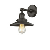 Railroad 100W 1 LED Adjustable Wall Sconce 8 and 8 Inch Wide by Innovations - 203-M1-M7-LED