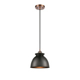 Adirondack 1 Light Cord Hung Mini Pendant 8.5 InchX8.25 Inch by Innovations - 516-1P-M14