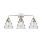 Cone 3 Light Bath Vanity 10.13 Inch Tall and 24.25 Inch Wide by Innovations - 288-3W-G6