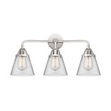 Cone 3 Light Bath Vanity 10.13 Inch Tall and 24.25 Inch Wide by Innovations - 288-3W-G6