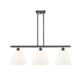Bristol 3 Light Stem Hung Island 12 Inch Tall X 36 Inch Wide by Innovations - 516-3I-GBD-9