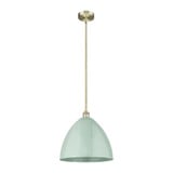 Plymouth 1 Light Stem Hung Mini Pendant 16.5 X 16 Inch Wide by Innovations - 616-1S-PLYM-16