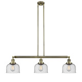 Bell 3 Light Stem Adjustable Island 13 Inch X 40.5 Inch Wide by Innovations - 213-G7