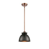 Adirondack 100W 1 LED Mini Pendant 8.5 Inch X 8.25 Inch Wide by Innovations - 516-1S-M14-LED