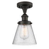 Cone 100W 1 LED Semi Flush Mount 11 Inch Tall X 6 Inch Wide by Innovations - 916-1C-G6-LED