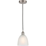 Castile 100W 1 LED Cord Down Mini Pendant 9 and 6 Inch Wide by Innovations - 616-1P-G38-LED
