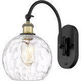 Athens Water Glass 1 Light Adjust Swing Arm Wall Sconce 8 by Innovations - 518-1W-G1215-8