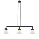 Cone 3 Light Stem Adjustable Island 10 and 38.75 Inch Wide by Innovations - 213-G6