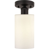 Clymer 1 Light Semi Flush Mount 10.88 and 3.88 Inch Wide by Innovations - 616-1F-G80