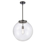 Beacon 100W 1 LED Stem Hung Pendant 17.13 Tall X 15.75 Wide by Innovations - 221-1S-G20-16-LED