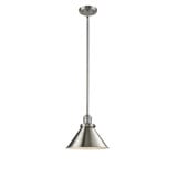 Briarcliff 100W 1 LED Stem Hung Mini Pendant 10X10 Inch Wide by Innovations - 201S-M10-LED