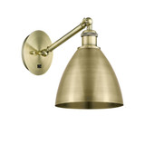 Bristol 100W 1 LED Adjustable Wall Sconce 9.5X7.5 Inch Wide by Innovations - 317-1W-MBD-75-LED