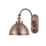 Ballston Urban 100W 1 LED Adjustable Swing Arm Wall Sconce by Innovations - 918-1W-MFD-10-LED