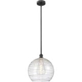 Athens Deco Swirl 1 Light Stem Mini Pendant 14.63X13.75 by Innovations - 616-1S-G1213-14