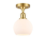 Athens 1 Light Semi Flush Mount 9.13 Inch and 5.88 Inch Wide by Innovations - 516-1C-G12-6