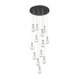 Owego 13 Light Multi Pendant 44 Inch Tall and 32 Inch Wide by Innovations - 132-451-1P-G451-5
