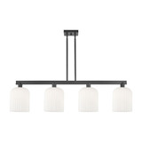 Bridal Veil 4 Light Stem hung Island 13.5X50.75 Inch Wide by Innovations - 716-4I-G559-8