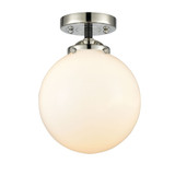 Beacon 1 Light Semi Flush Mount 10.13 Inch and 8 Inch Wide by Innovations - 284-1C-G20-8