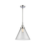 Cone 100W 1 LED Mini Pendant 17.13 Inch Tall X 12 Inch Wide by Innovations - 447-1S-G4L-LED