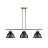 Adirondack 100W 3 LED Stem Hung Island 9 Inch X 36 Inch Wide by Innovations - 516-3I-M14-LED
