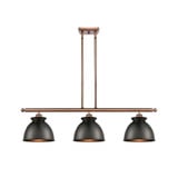 Adirondack 100W 3 LED Stem Hung Island 9 Inch X 36 Inch Wide by Innovations - 516-3I-M14-LED