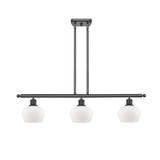 Fenton 3 Light Stem Hung Island 8 Inch Tall and 36 Inch Wide by Innovations - 516-3I-G9