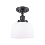 Bell 1 Light Semi Flush Mount 13 Inch Tall and 8 Inch Wide by Innovations - 916-1C-G7