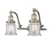 Canton 2 Light Adjustable Small Bath Vanity 12 and 18 Inch by Innovations - 515-2W-G18S
