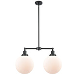 Beacon 2 Light Stem Adjustable Island 14 Inch X 25 Inch Wide by Innovations - 209-G20-10