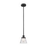 Cone 1 Light Stem Down Mini Pendant 8.5 and 6.25 Inch Wide by Innovations - 616-1SH-G6