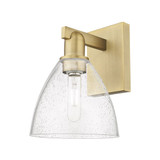 Bristol 1 Light Wall Sconce 11.25 Inch Tall X 7.5 Inch Wide by Innovations - 716-1W-GBD-75