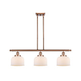 Bell 3 Light Stem hung Island 11 Inch Tall and 36 Inch Wide by Innovations - 916-3I-G7